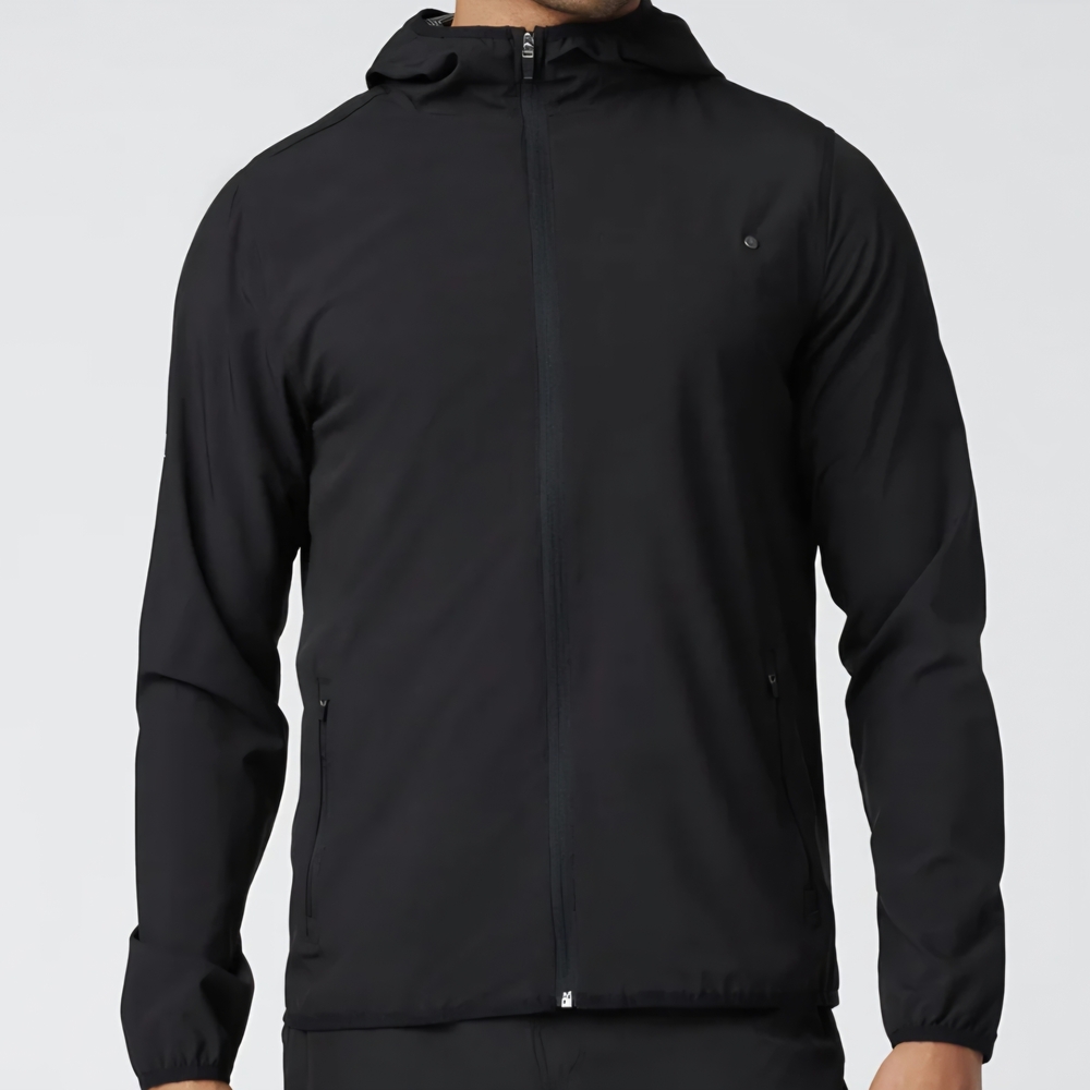Vuori Outdoor Trainer Shell Jacket Men's Size XXL Black New Athleisure